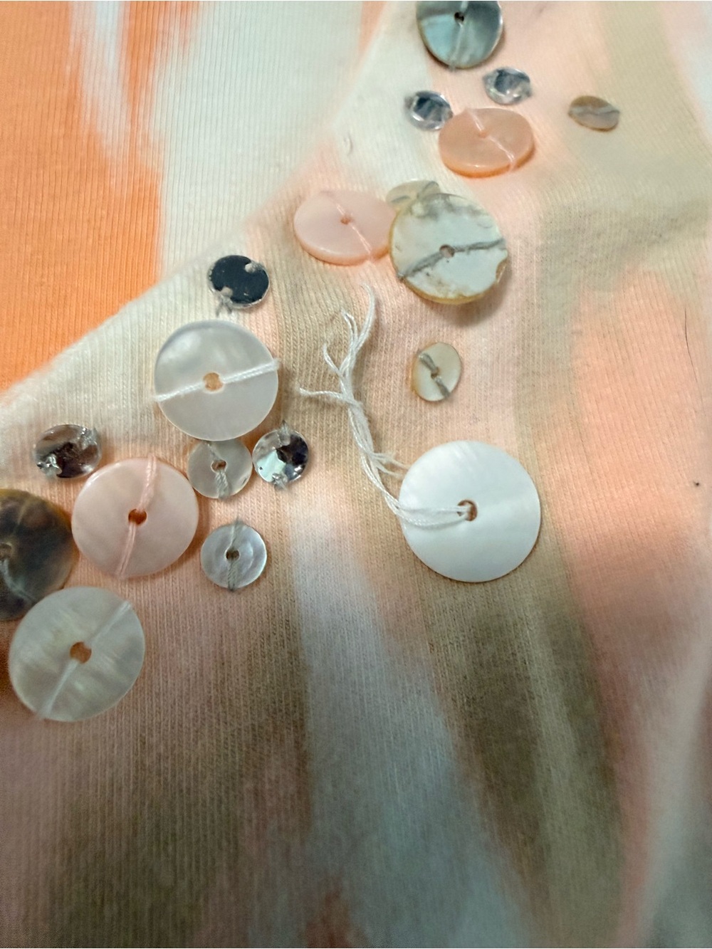 RubyRd 3x tops bundle of 5, slight embellishment imperfections, 1 paint mark. - Picture 9 of 16